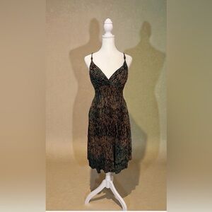 SANTIKI 🌴 Boho Tropical Vacation Sundress | Smocked Back | Size S 🌼